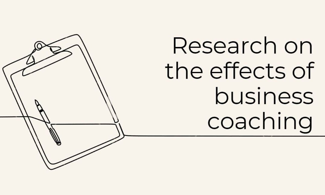Effectiveness of coaching